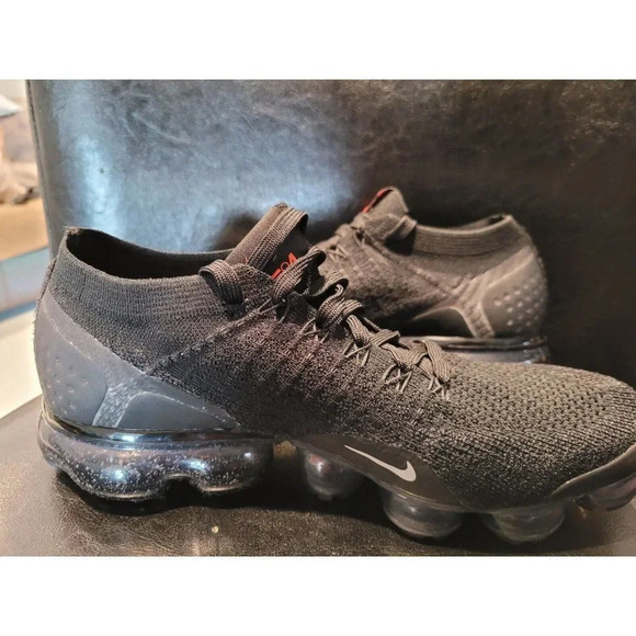 Nike Air VaporMax FlyKnit Gator ISPA Black Silver - Men- Size 7.5 - Brand New main image 7